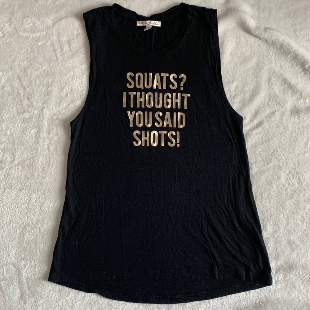 Express graphic tank. Size XS